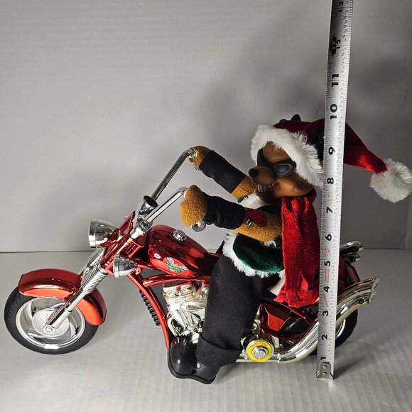Dan Dee Reindeer Chopper Motorcycle Sound Lights Plays Grandma Got Run Over - Picture 12 of 12